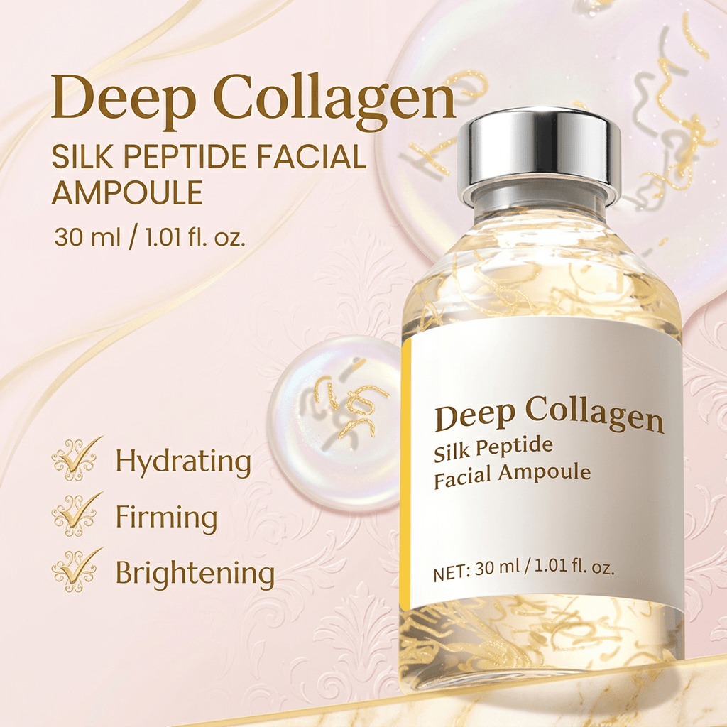 Glovea™ - Anti-Aging Silk Peptide Deep Collagen Ampoule Serum