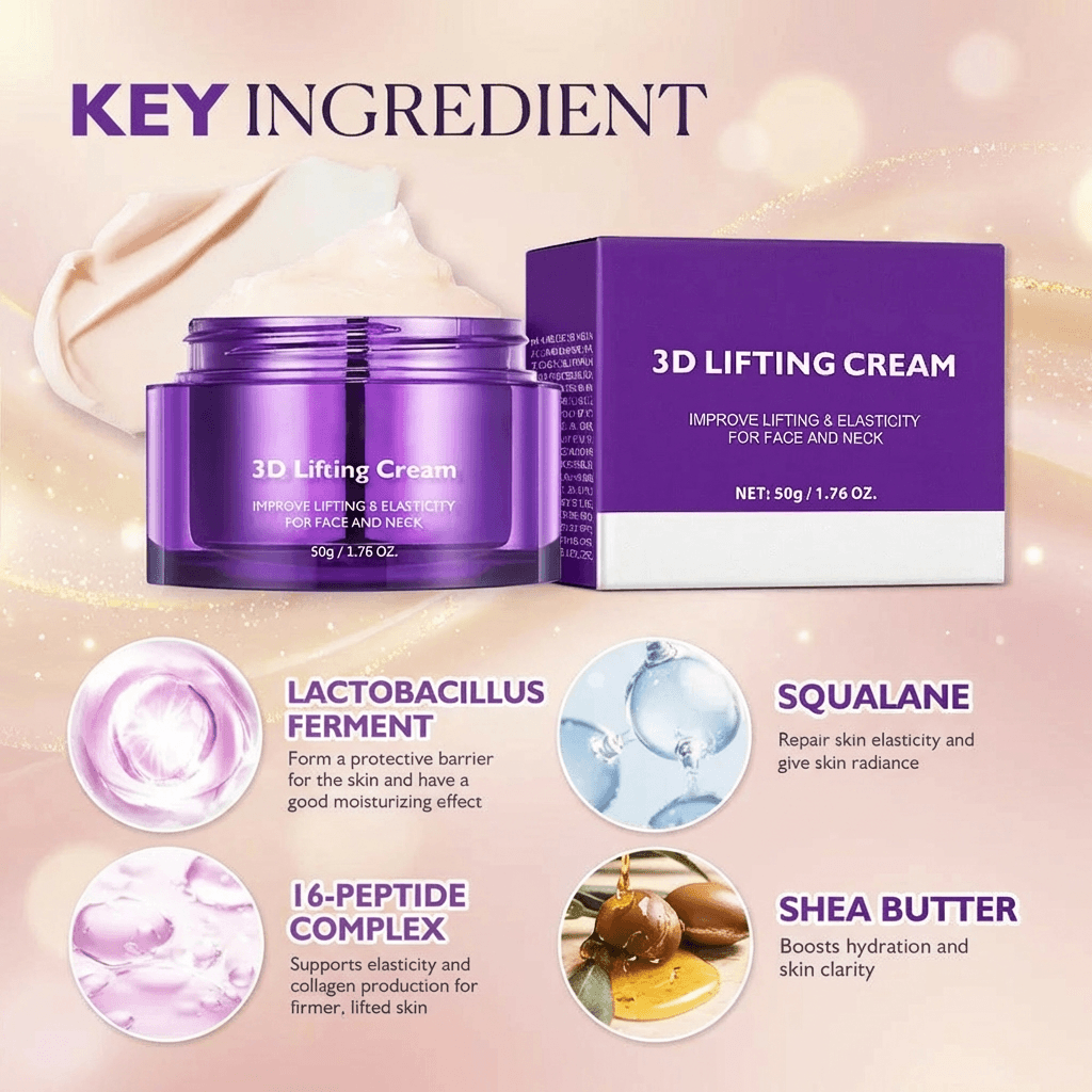 Glovea™ - Anti-Aging 16 Peptide 3D Lift Cream