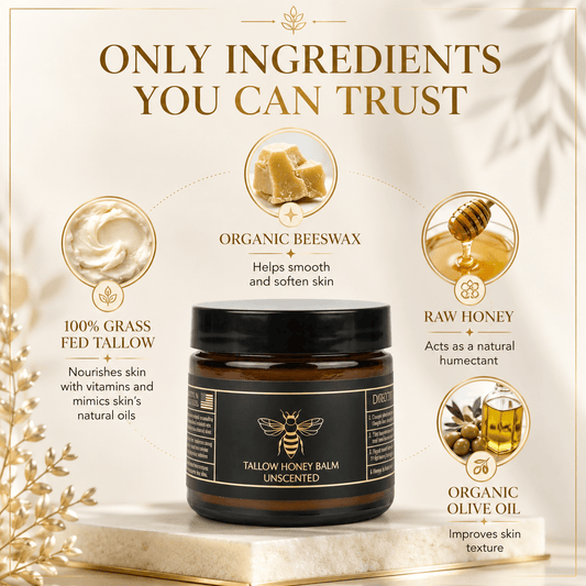Glovea™ - Organic Whipped Tallow Honey Balm