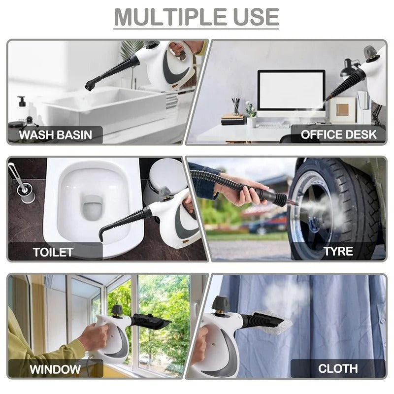 Blastly™ SteamForce Pro — Handheld Steam Cleaner