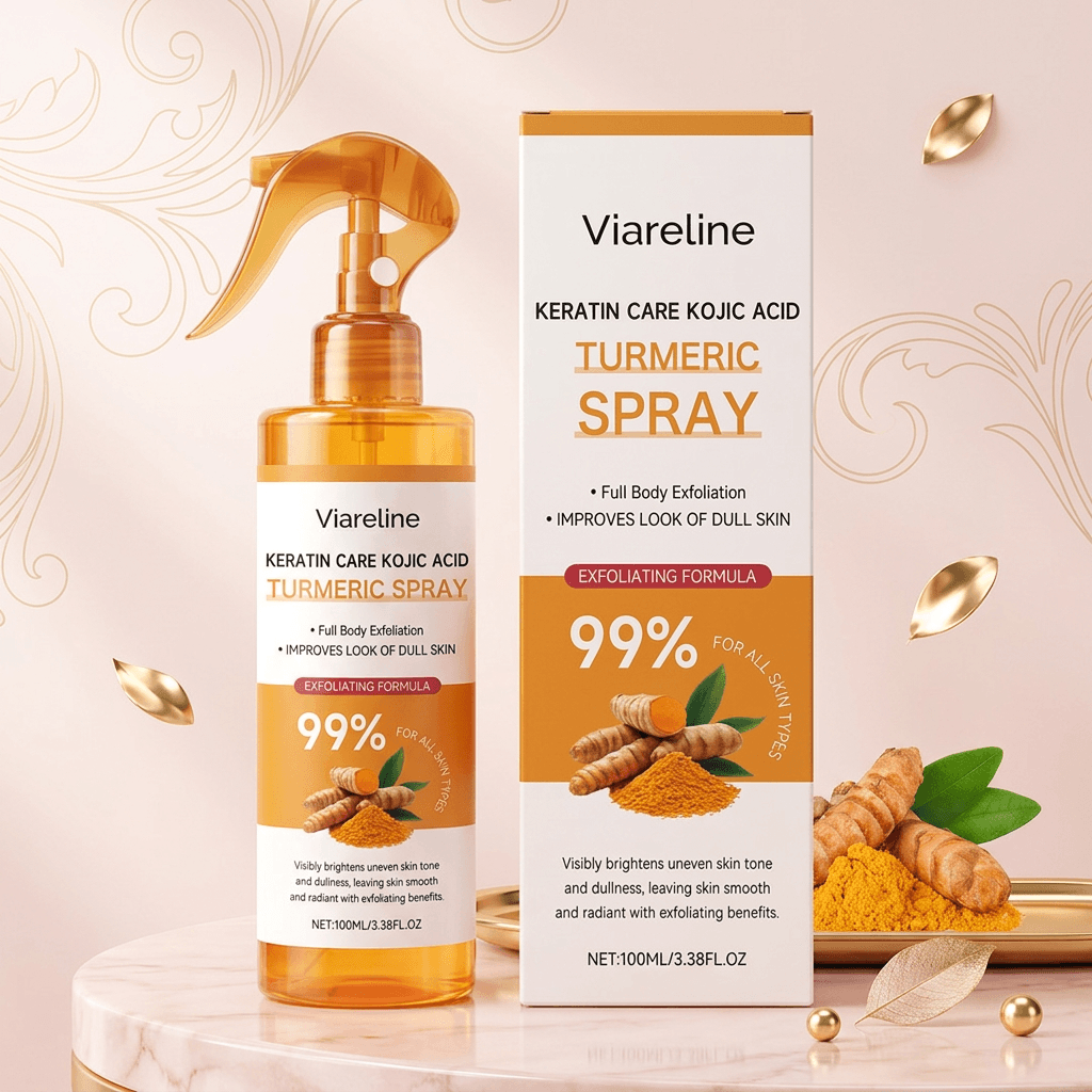 Viareline™ - Kojic Acid Turmeric Exfoliating Spray